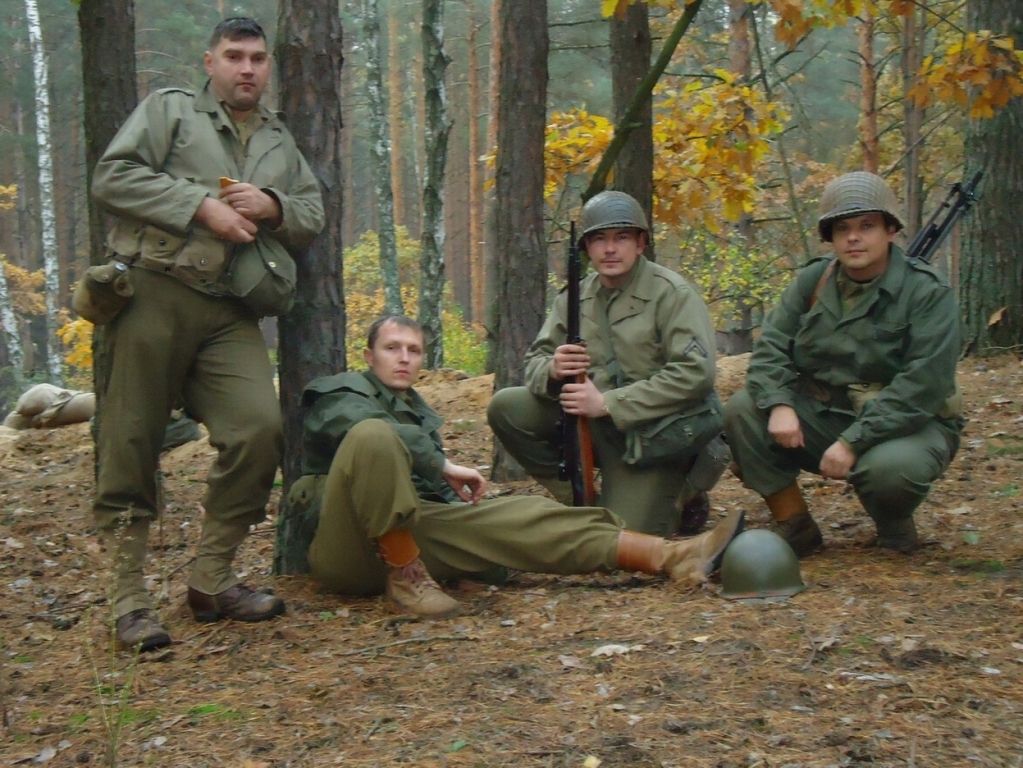 WW2 airsoft reenactment in Russia WWII Airsoft Association